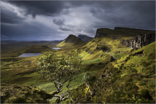 Poster Highlands of the Isle of Skye, Scotland