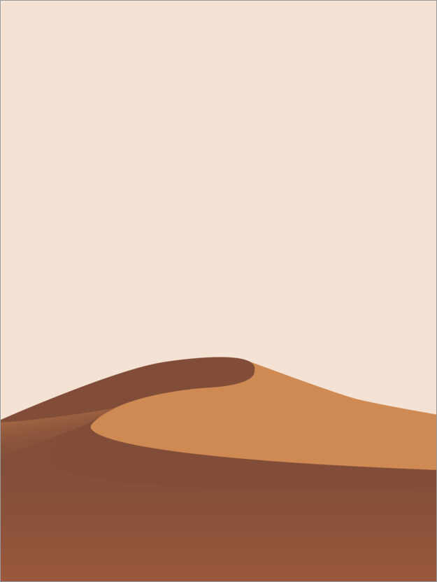 Poster Desert dune