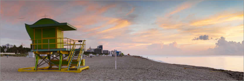 Poster Sunrise on Miami Beach