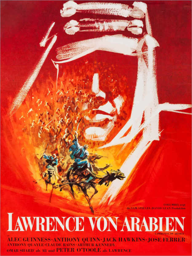Poster Lawrence of Arabia (German)