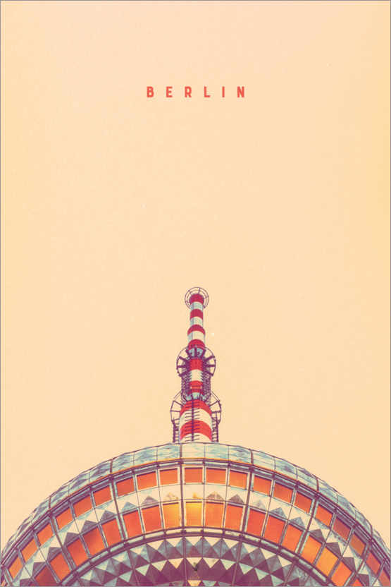 Poster Berlin TV tower