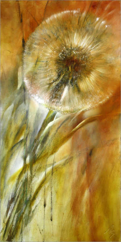 Poster Yellow dandelion