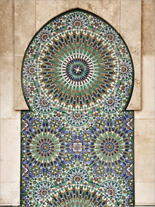 Poster Decorative, Moroccan mosaic