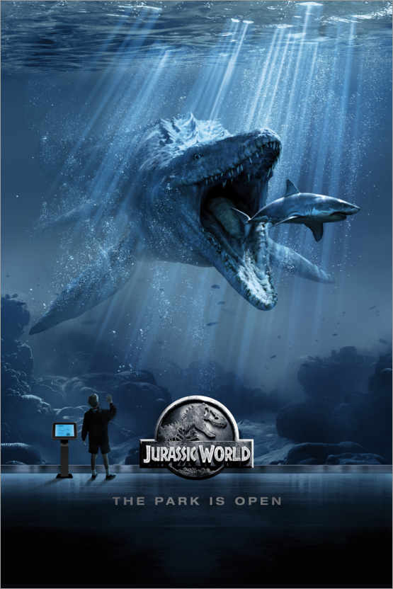Poster Jurassic World - Mosasaurus