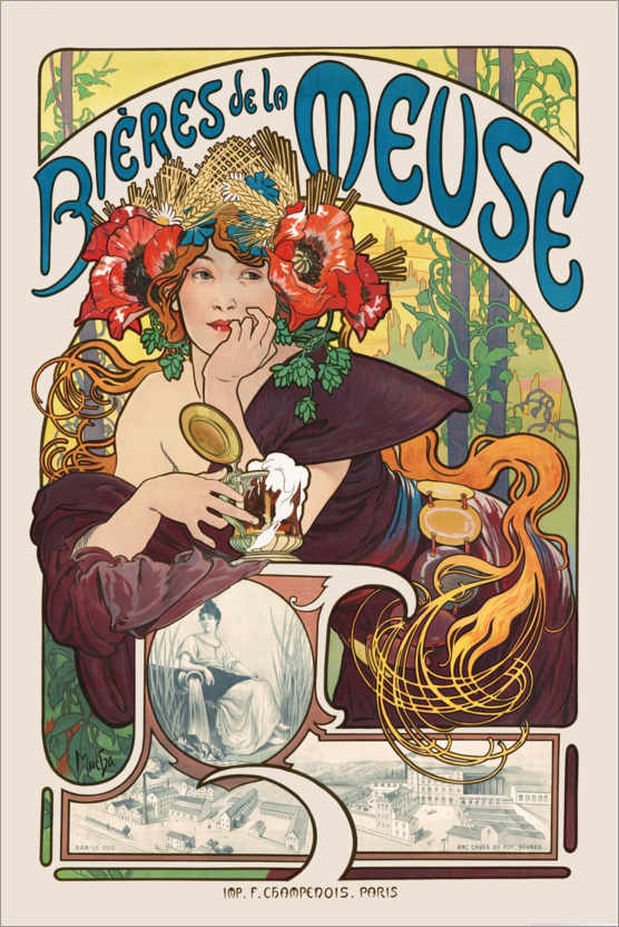 Poster Bières de la Meuse