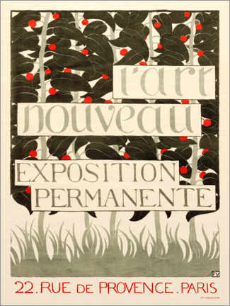 PVC-tavla  Poster for L'Art Nouveau - Félix Édouard Vallotton