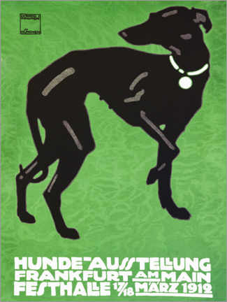 Poster  Dog Show 1912 (German) - Ludwig Hohlwein
