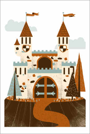 Självhäftande poster  The dream castle - Kanzilue