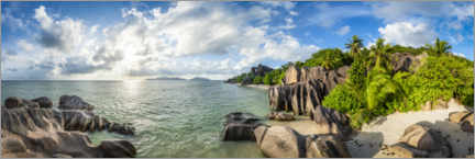 Poster Seychelles panorama