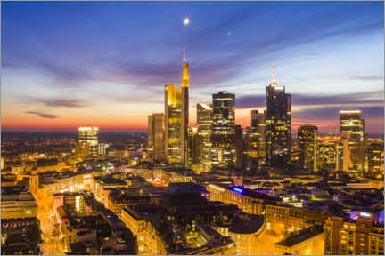 Akrylglastavla  Frankfurt Skyline - Ulrich Beinert
