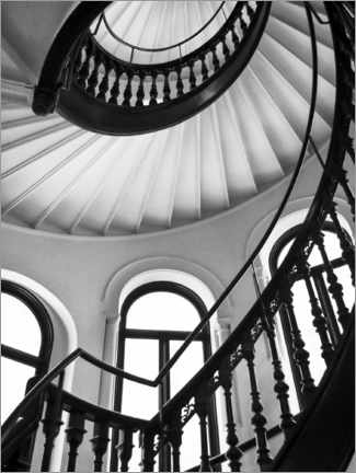 Aluminiumtavla  Spiral staircase II - Magda Izzard