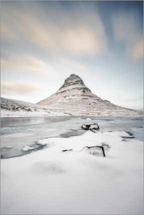 Poster  Winter at Kirkjufell, Iceland - Road To Aloha