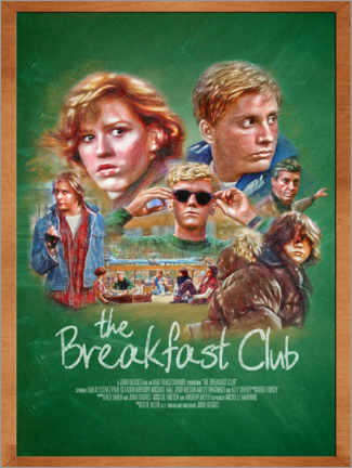 Självhäftande poster  The Breakfast Club - The Usher designs