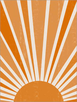 Poster  Geometric sunrise - Olga Telnova
