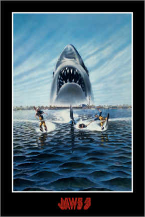 Poster  Jaws 3 - Water ski