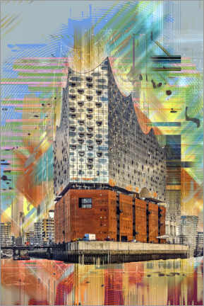 Canvastavla  Elbphilharmonie Hamburg - Peter Roder
