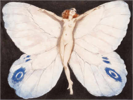Poster  Butterfly - Louis Icart