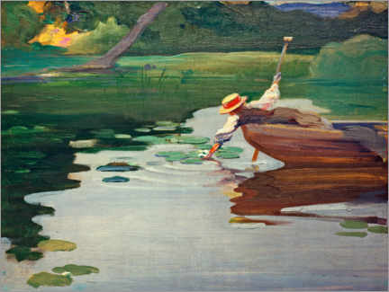 Poster Girl in the boat