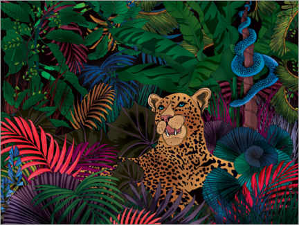 Poster Jungle creatures