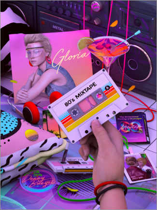 Poster  80s Mixtape - Denny Busyet