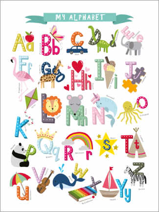 Poster My alphabet
