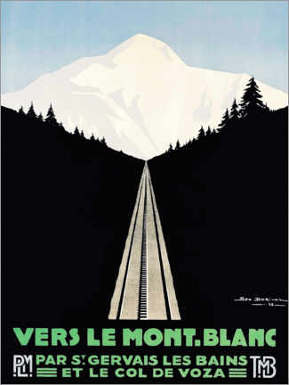 Poster To Mont Blanc