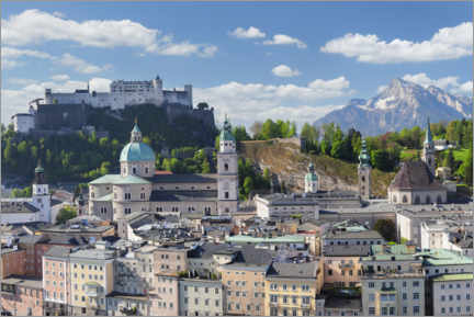 Poster Salzburg in summer