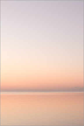 Trätavla  Abstract Pastel Sunset - Henrike Schenk