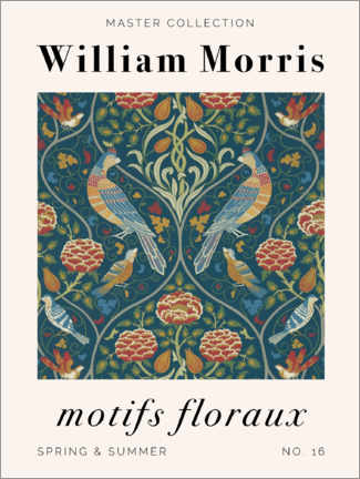 Akrylglastavla  Motifs Floraux - Spring & Summer - William Morris
