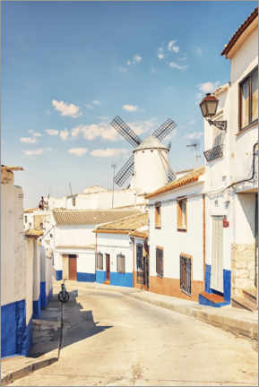 Poster Village in La Mancha