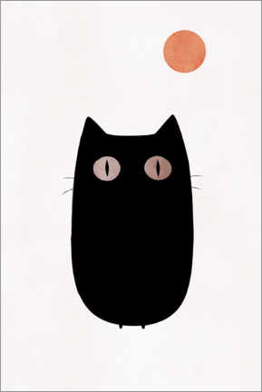 Poster  The Cat - KUBISTIKA