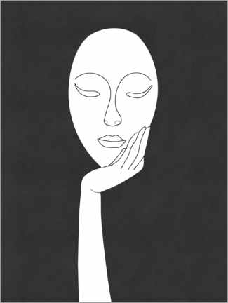 Poster  Pensive - Roberto Moro Art