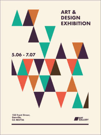 Poster  Bauhaus Art &amp; Design