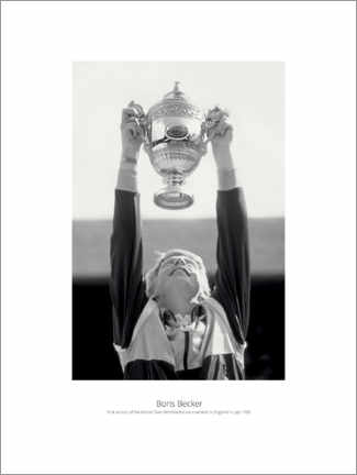 Självhäftande poster  Boris Becker, Tennis player