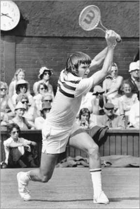 Canvastavla  Jimmy Connors, Tennis player, Wimbledon, June 23, 1976