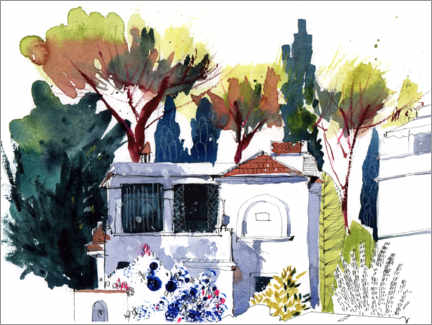 Canvastavla  Villa Rome - Anastasia Mamoshina