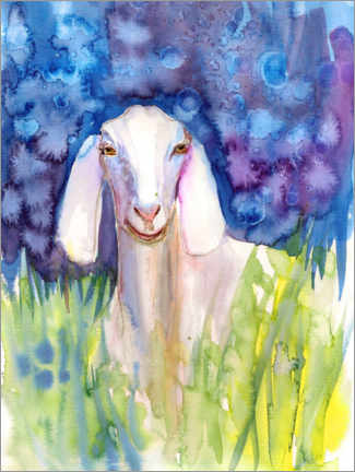 Poster The smiling goat