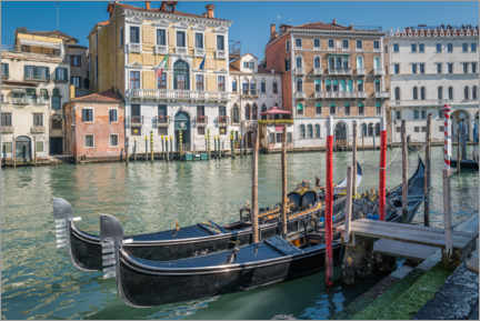 Poster Gondolas in Venice