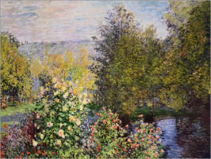 Poster A Corner of the Garden at Montgeron, 1876