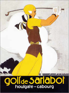 Poster  Golf de Sarlabot - Rene Vincent