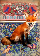 Självhäftande poster  A Fox at Home - Mandy Reinmuth