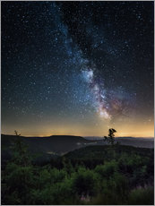 Galleritryck  Milky Way over Black Forest - Andreas Wonisch