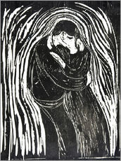 Självhäftande poster  Kyss II - Edvard Munch
