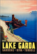Galleritryck  Lake Garda - Anonym