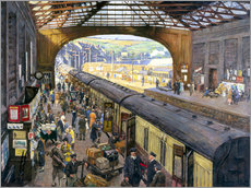 Galleritryck  The Terminus, Penzance Station, Cornwall - Stanhope Alexander Forbes