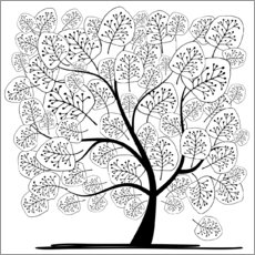 Målarbild  Livets träd