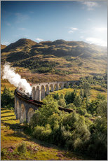 Självhäftande poster  Glenfinnanviadukten i Skottland - Sören Bartosch