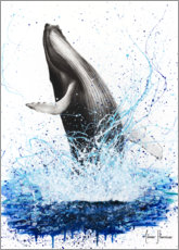 Poster Whale bryter mot ytan