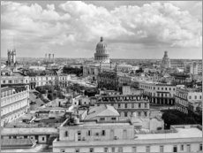 Canvastavla  Havana skyline
