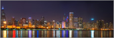 Canvastavla  Chicago skyline
